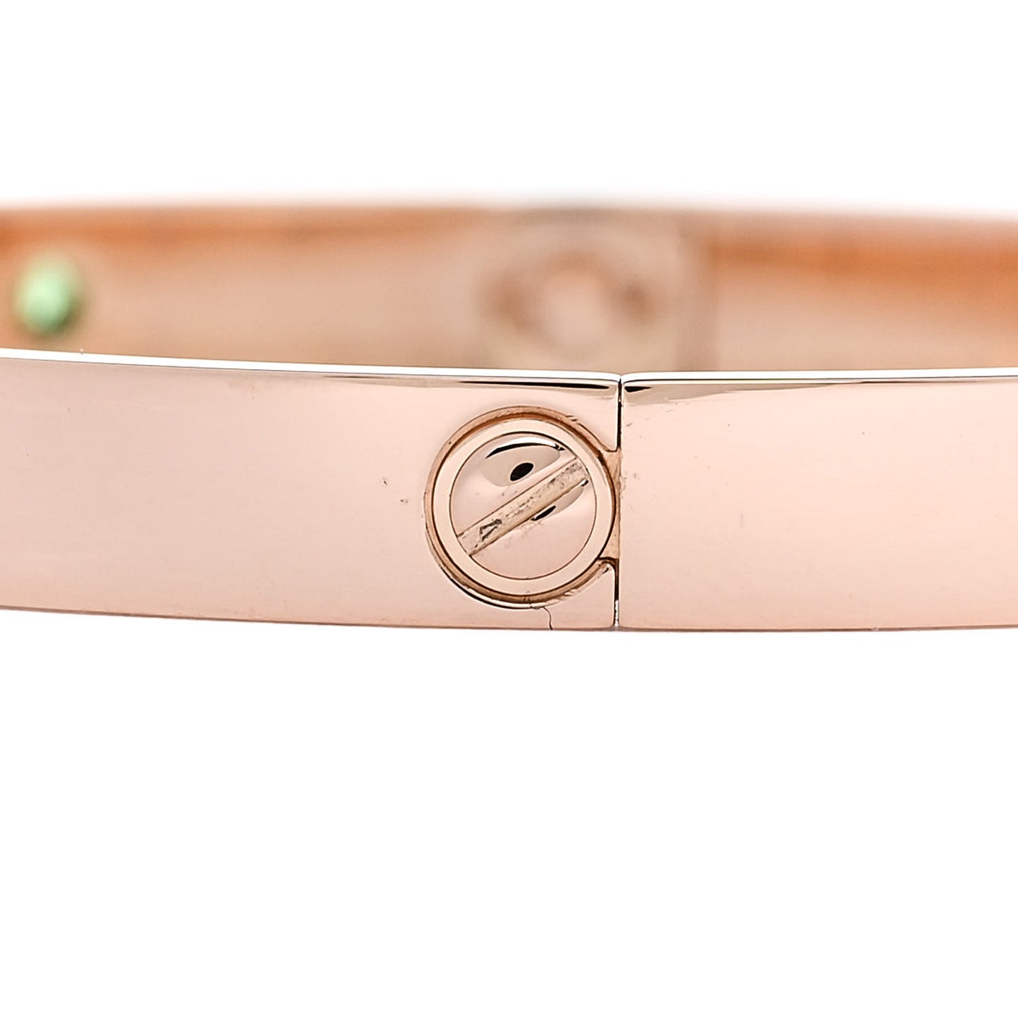 18K Pink Gold Sapphire Garnet Amethyst LOVE Bracelet 18