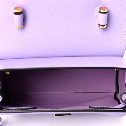 Versace Calfskin Medusa Small Top Handle Handbag Lilac 4 of 4