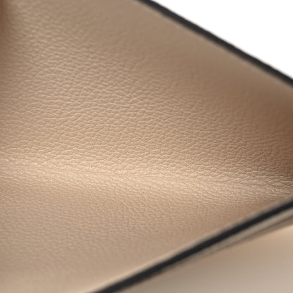 Louis Vuitton Calfskin Felicie Chain Wallet Card Holder Insert Tourterelle 5 of 6