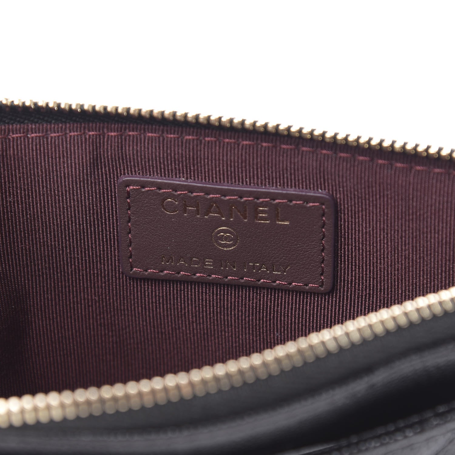 Chanel Caviar Quilted Classic Zip Pouch Black 6 of 9
