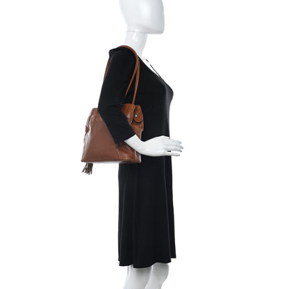 Chanel Lambskin Tassel Shoulder Bag Brown 2 of 13