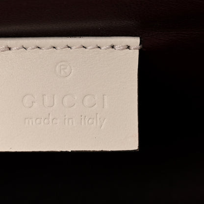 Gucci Smooth Calfskin Mini Zumi Shoulder Bag White 6 of 10
