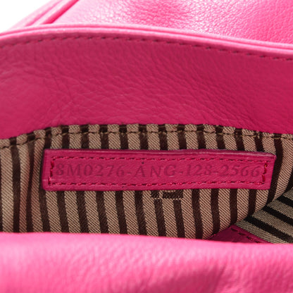 Fendi Vitello Flamingo Fendista Pouchette Crossbody Lampone 7 of 7