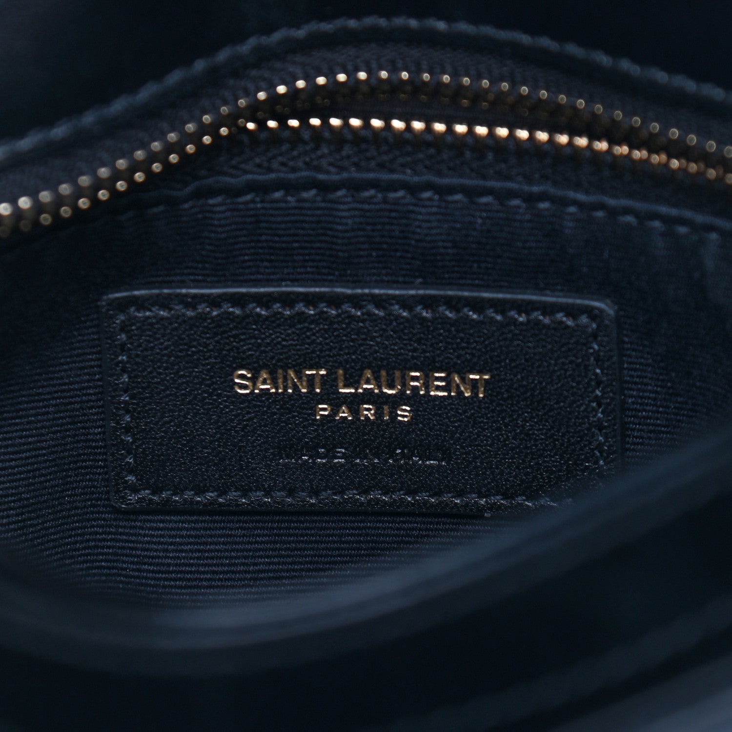 Saint Laurent Calfskin Y Quilted Monogram Toy Loulou Crossbody Bag Black 6 of 9