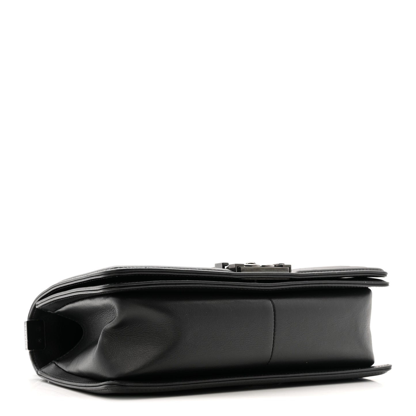 Calfskin Quilted Medium Boy Flap So Black