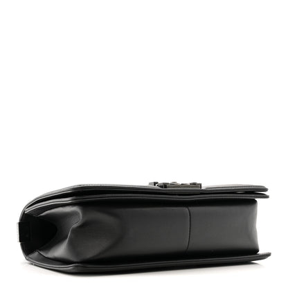 Chanel Calfskin Quilted Medium Boy Flap So Black 4 of 11