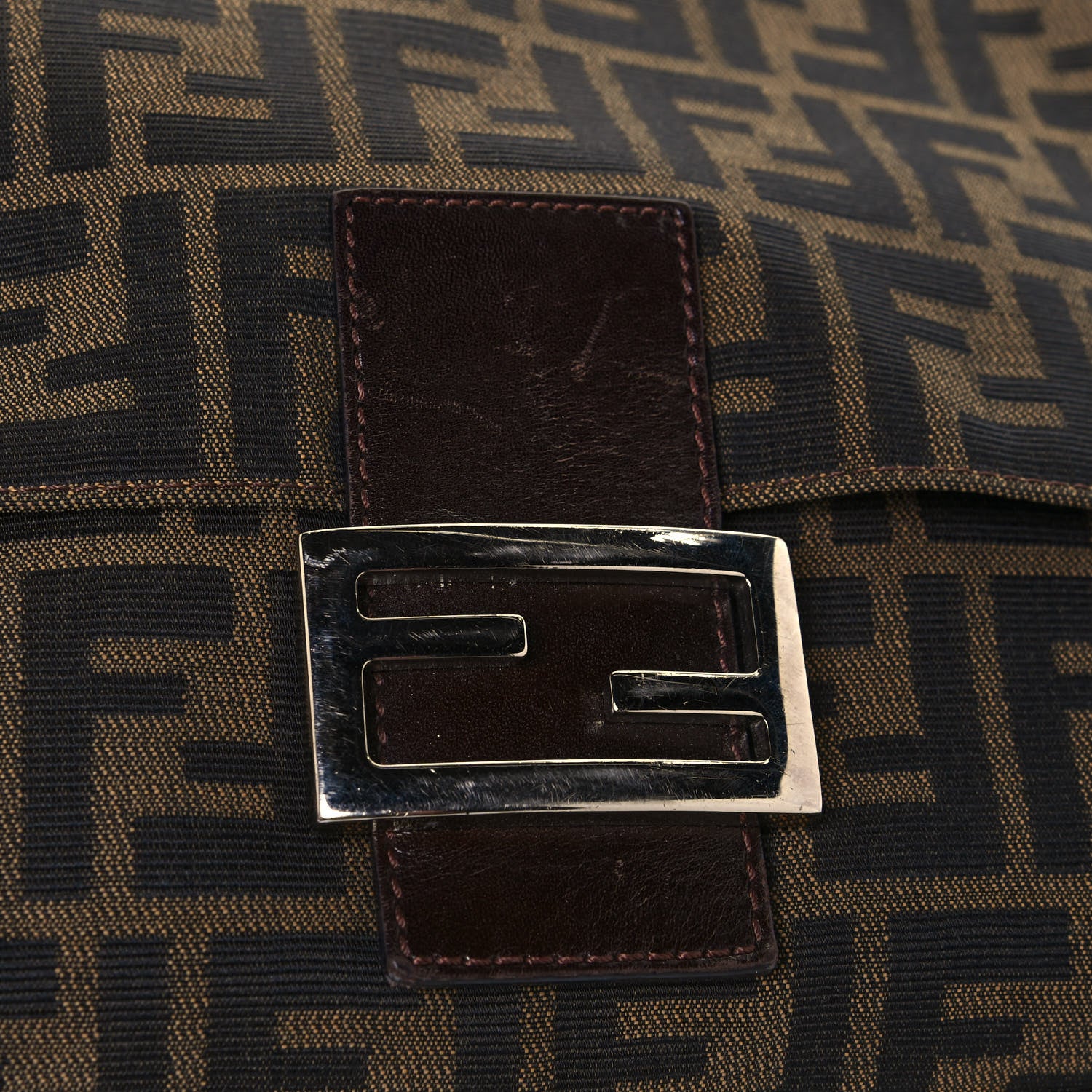 Fendi Zucca Mama Baguette Tobacco 12 of 13