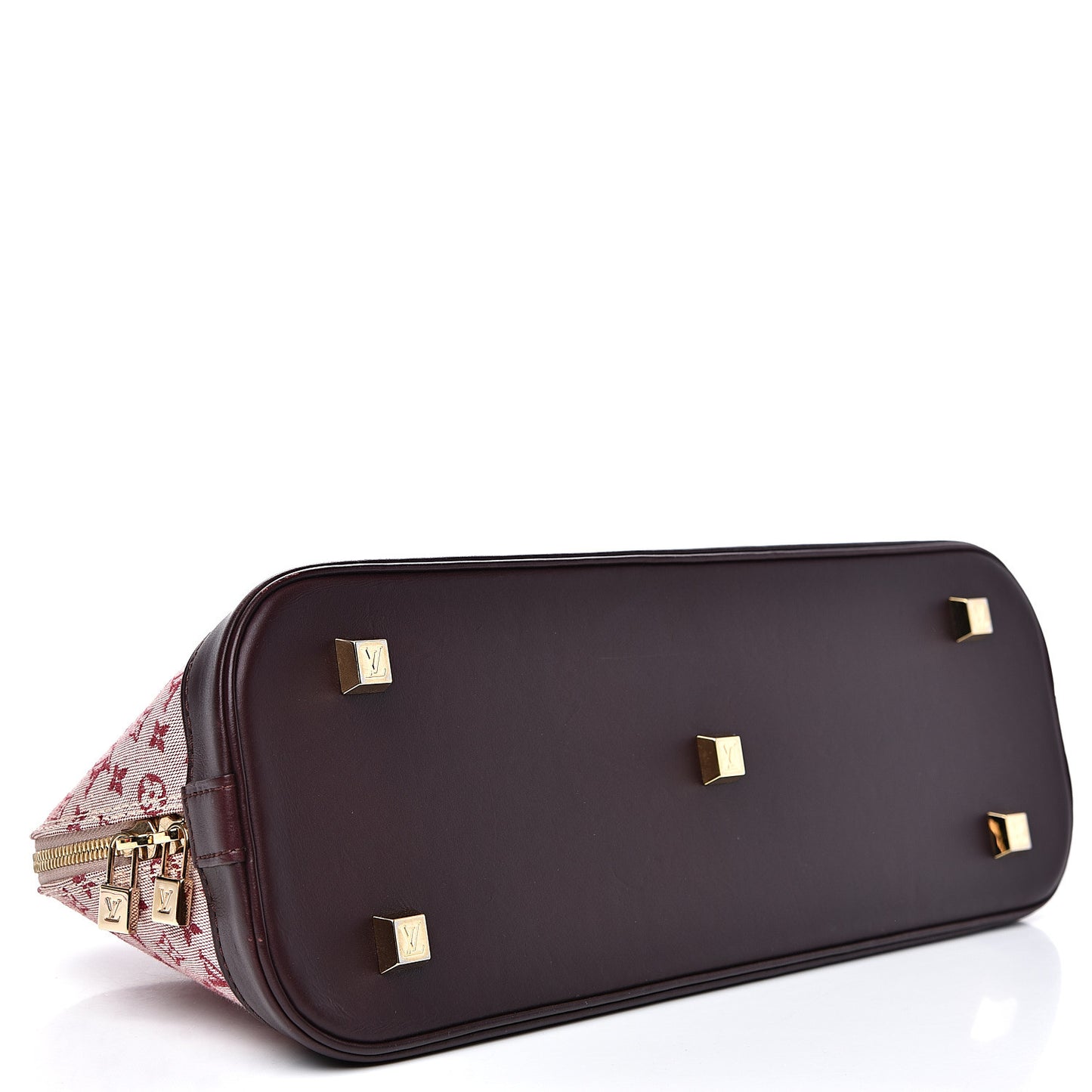 Mini Monogram Alma Long Cherry