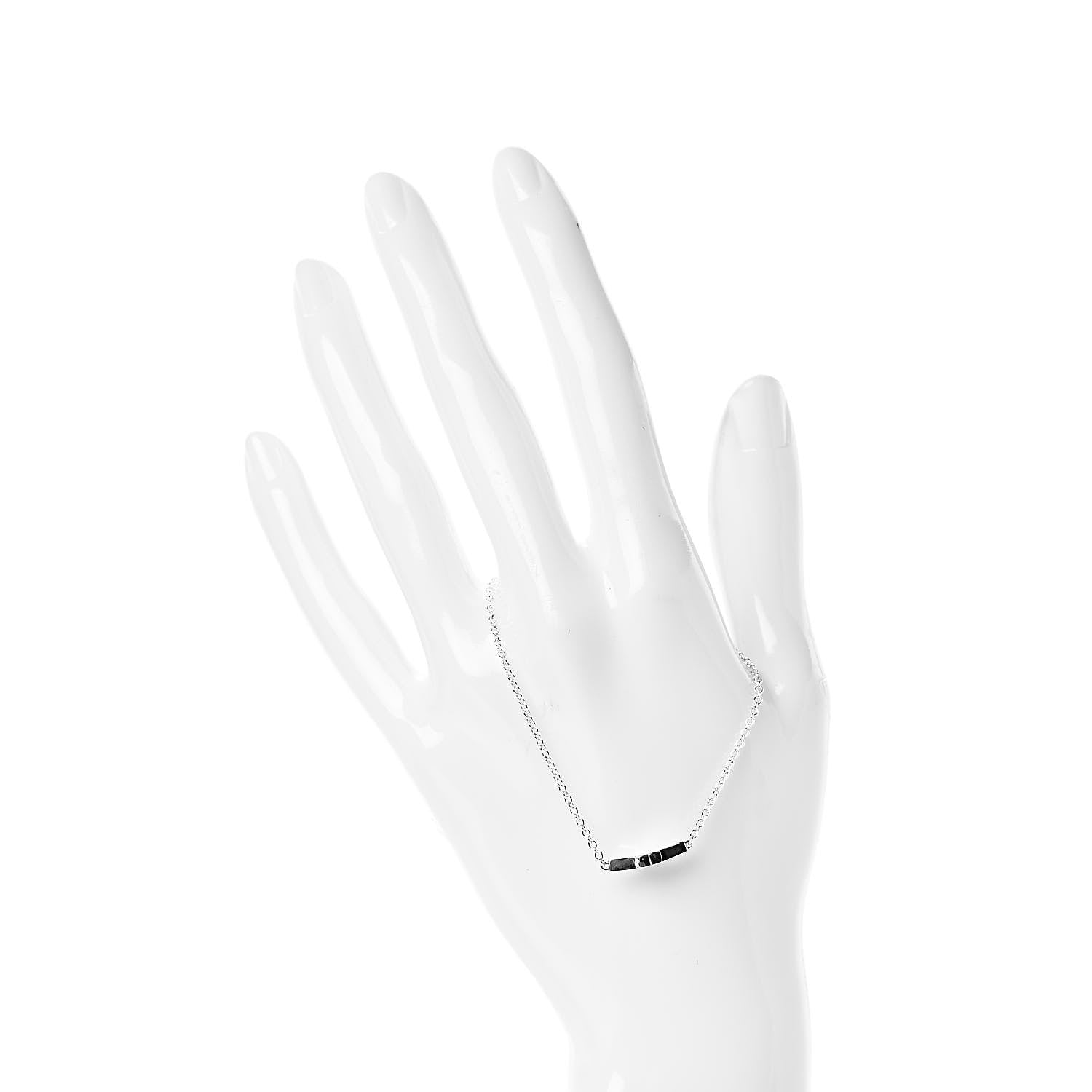 Tiffany Sterling Silver T Two Single Chain Bracelet 2 of 6