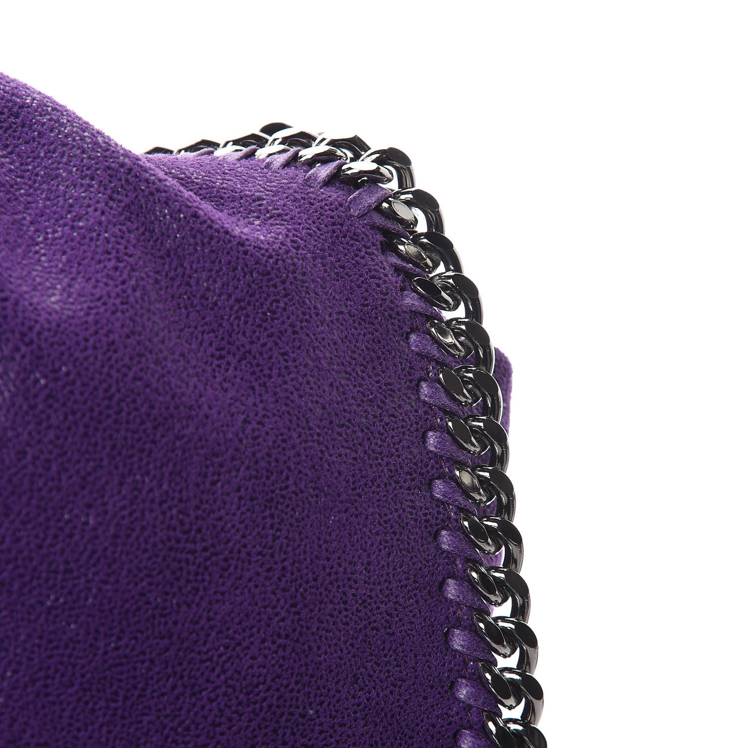 Stella McCartney Shaggy Deer Small Falabella Tote Purple 9 of 9