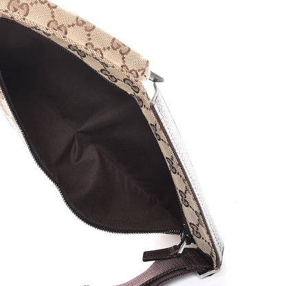 Gucci GG Monogram Double Pocket Belt Bag Dark Brown 5 of 8