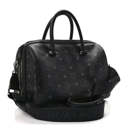 MCM Visetos Medium Essential Boston Bag Black 3 of 8