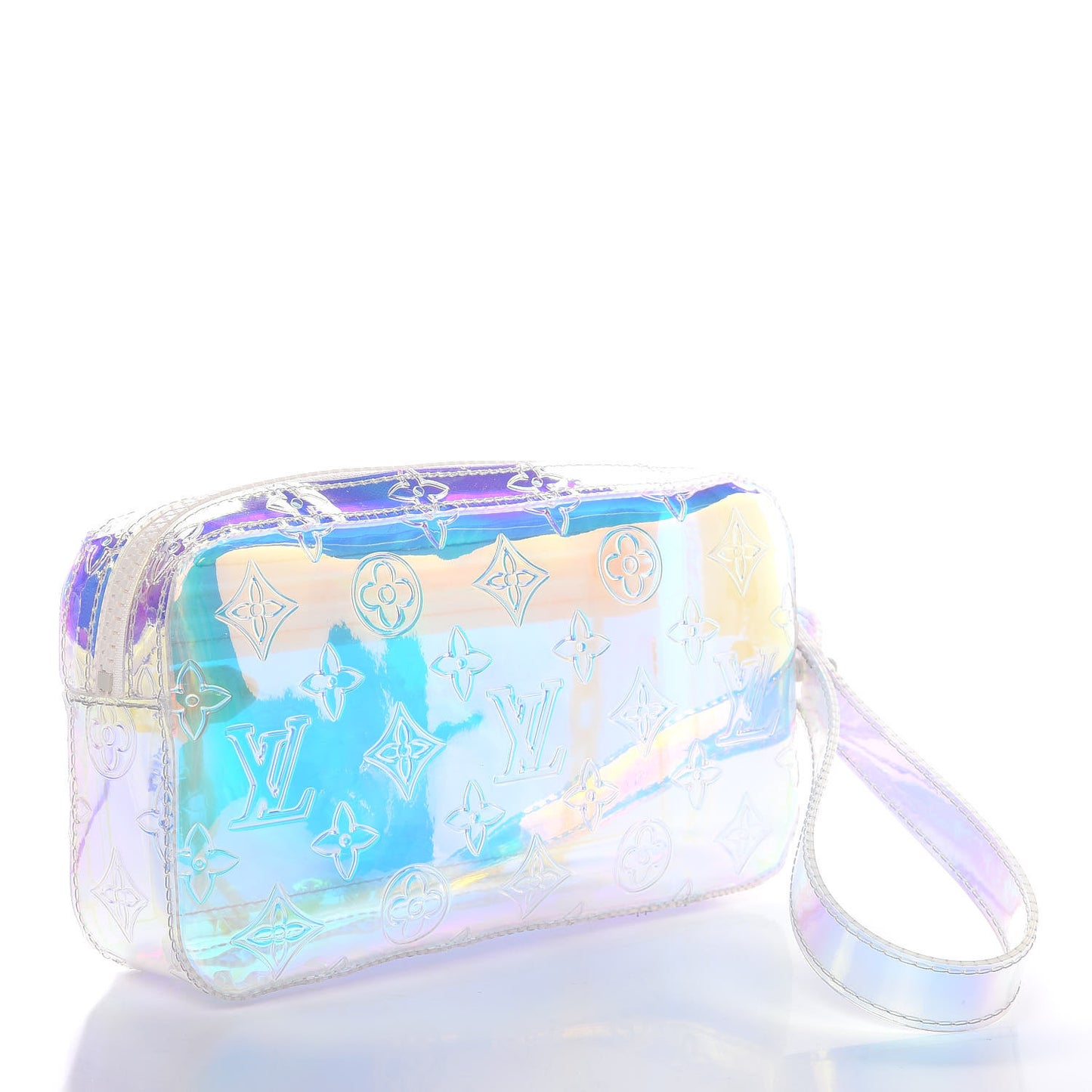 PVC Monogram Pochette Volga Iridescent Prism