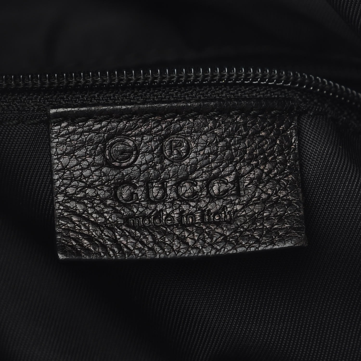 Gucci Guccissima Full Moon Tote Black 5 of 10