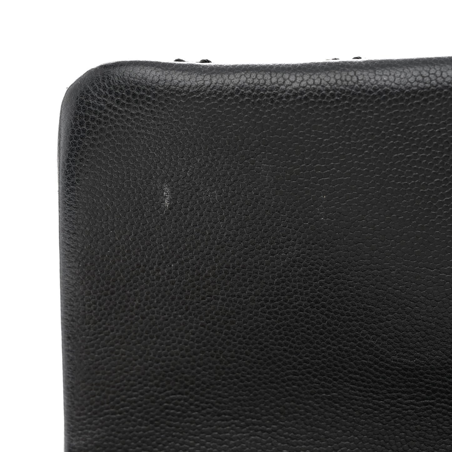 Caviar Quilted Small Coco Handle Flap Black