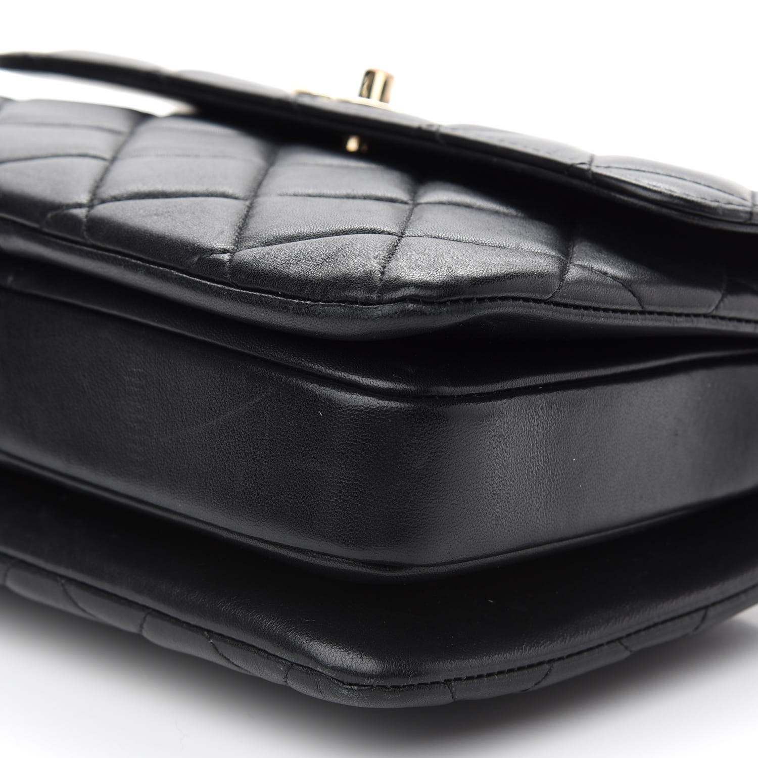 Chanel Lambskin Quilted Small Trendy CC Dual Handle Flap Bag Black 9 of 9