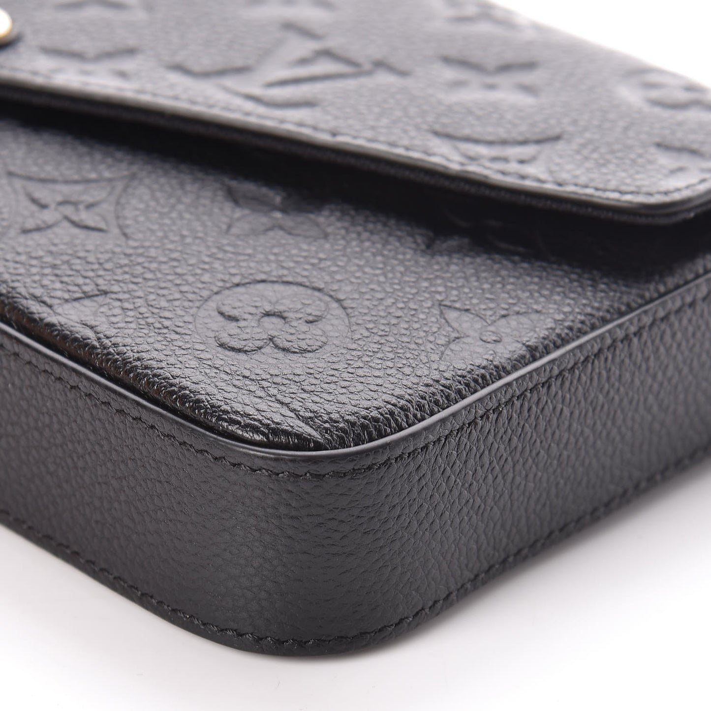 Empreinte Pochette Felicie Chain Wallet Black