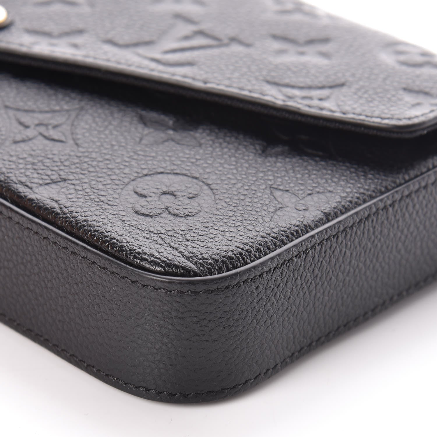 Louis Vuitton Empreinte Pochette Felicie Chain Wallet Black 8 of 10
