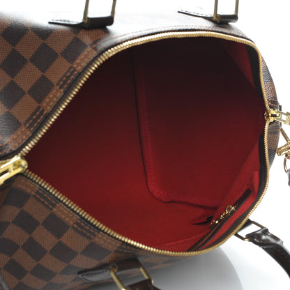 Louis Vuitton Damier Ebene Speedy Bandouliere 35 6 of 9