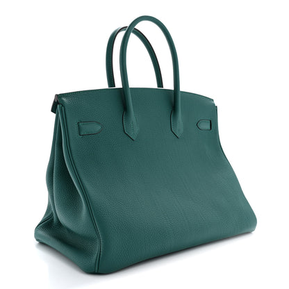 Hermes Togo Birkin 35 Malachite 3 of 14