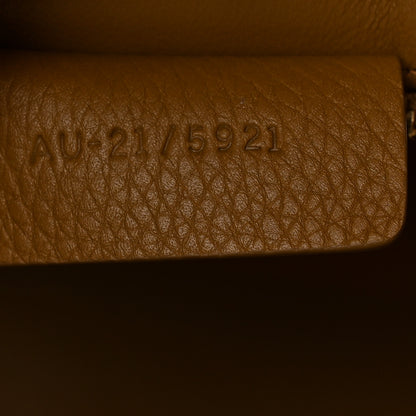 Salvatore Ferragamo Hammered Calfskin Medium Hug Bag Testa Di Moro Burnt Ocher 7 of 10