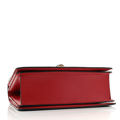 Gucci Calfskin Sylvie Web Small Queen Margaret Top Handle Bag Blue Agata Hibiscus Red Mystic White Sugar Pink 4 of 16