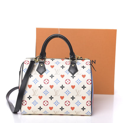 Louis Vuitton Game On Speedy Bandouliere 25 White 10 of 10