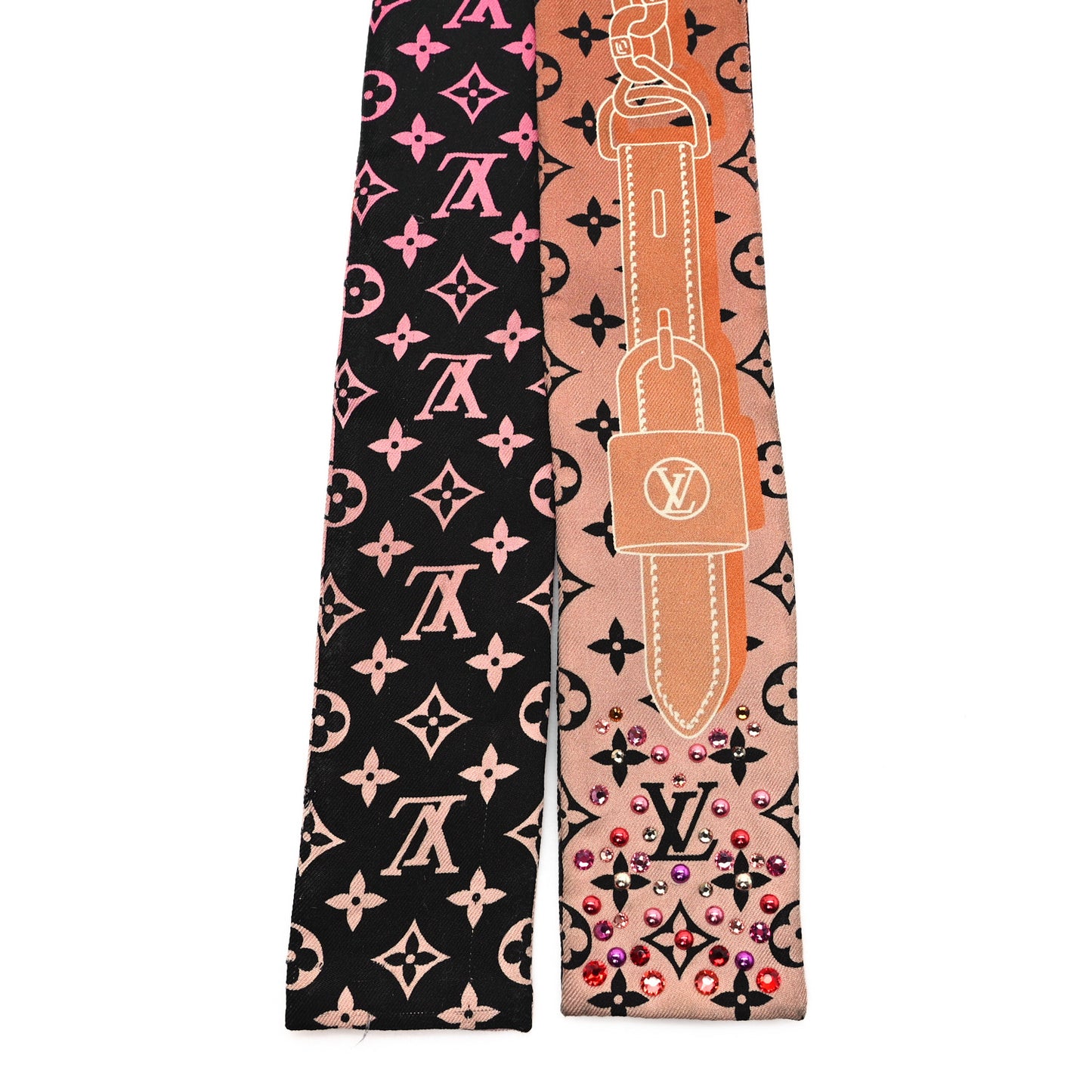 Silk Monogram Rising Confidential BB Bandeau Beige
