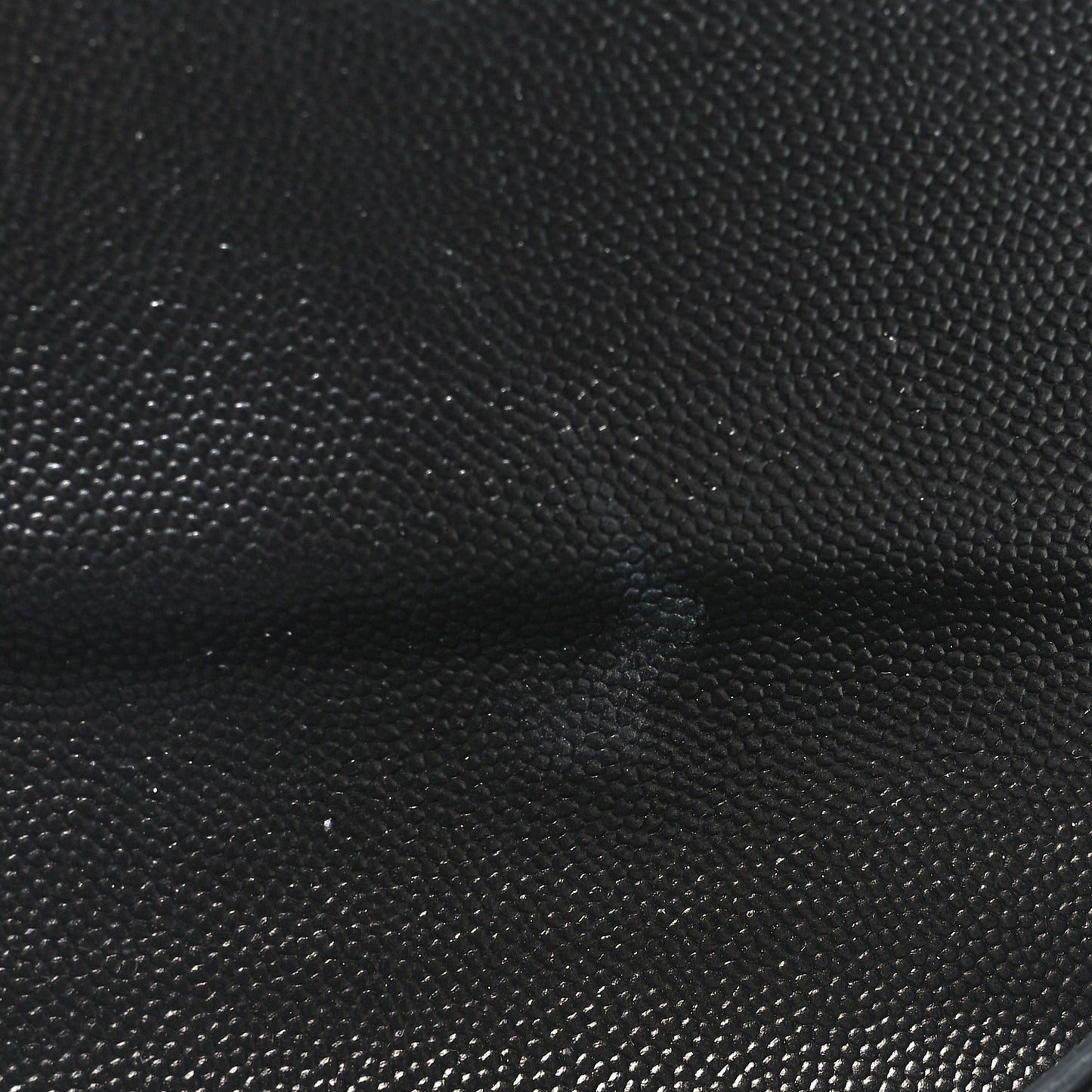 Grain De Poudre Matelasse Chevron Monogram Chain Wallet Black