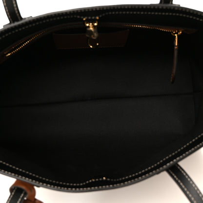 Burberry E-Canvas Check Medium Soft TB Tote Dark Birch Brown Dark Birch Brown 5 of 11