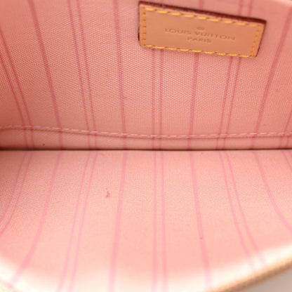 Louis Vuitton Damier Azur Neo Neverfull MM Rose Ballerine 7 of 18