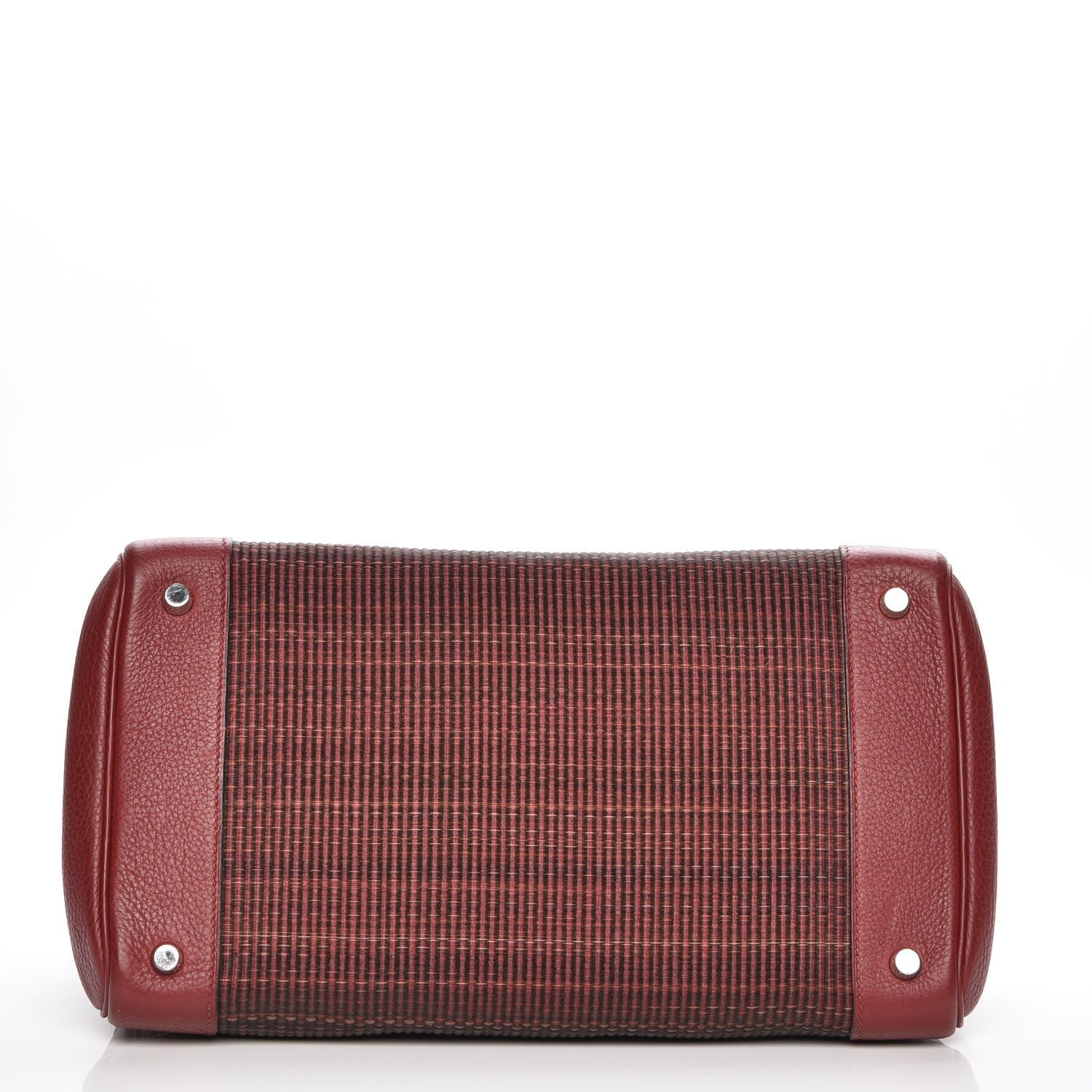 Hermes Taurillon Clemence Crinoline Birkin 35 Rouge H 6 of 25