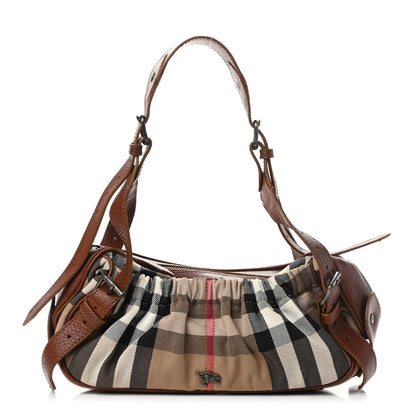 Burberry House Check Shoulder Bag Tan 1 of 13