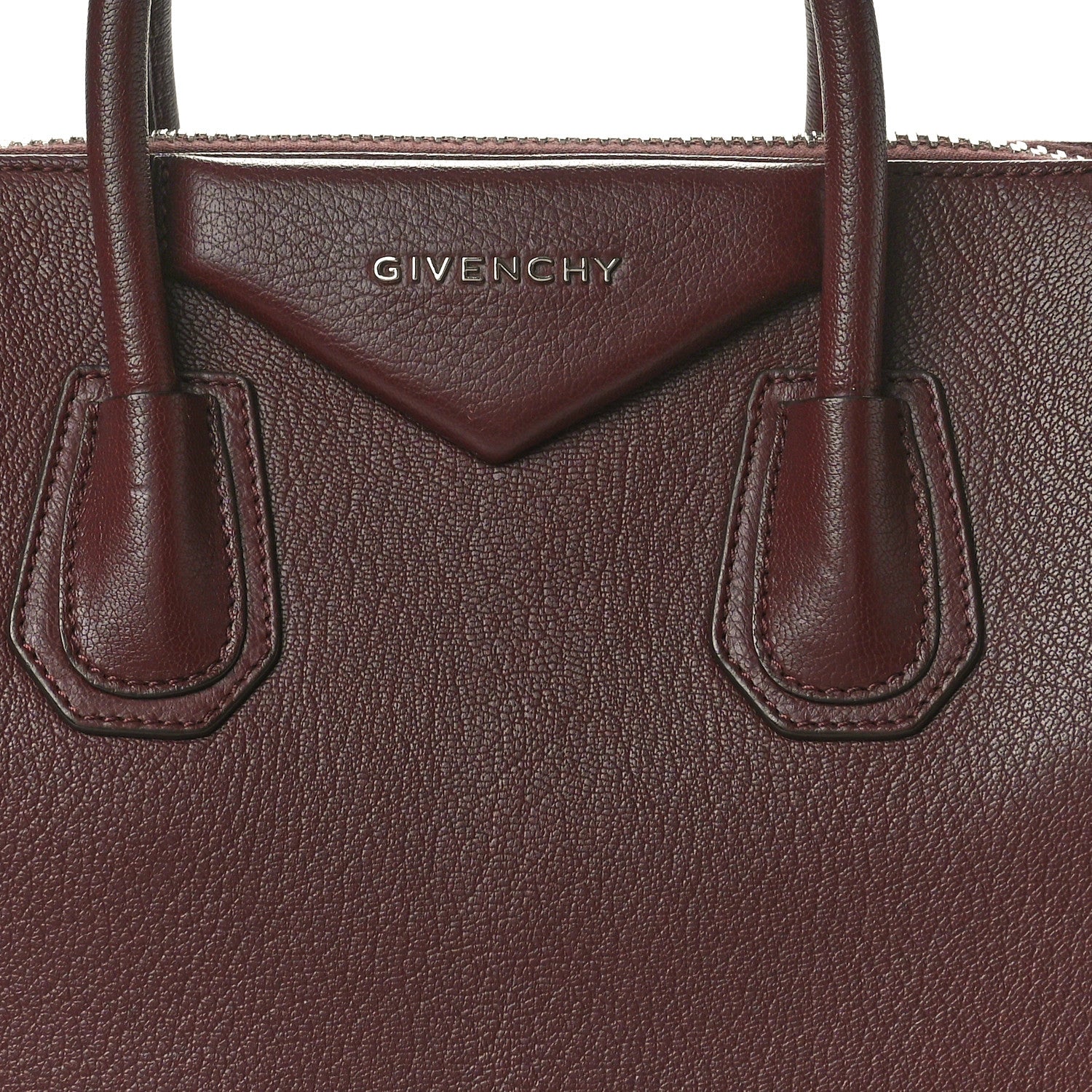 Givenchy Sugar Goatskin Small Antigona Burgundy 8 of 10