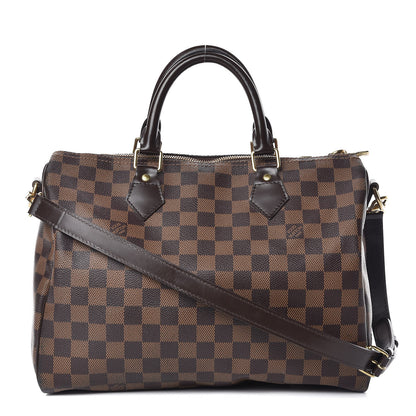Louis Vuitton Damier Ebene Speedy Bandouliere 30 1 of 12