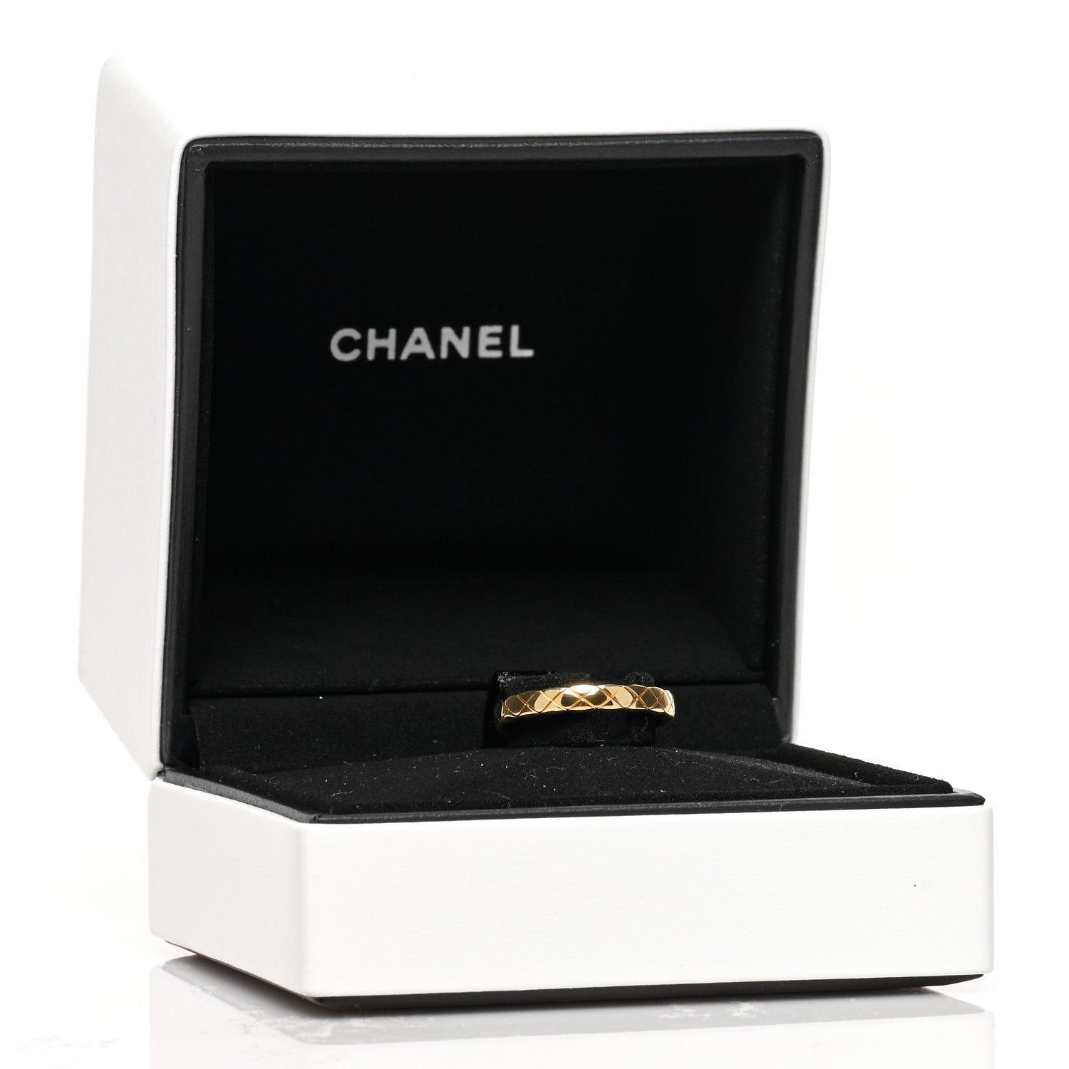 Chanel 18K Yellow Gold Mini Coco Crush Ring 54 6.75 5 of 5