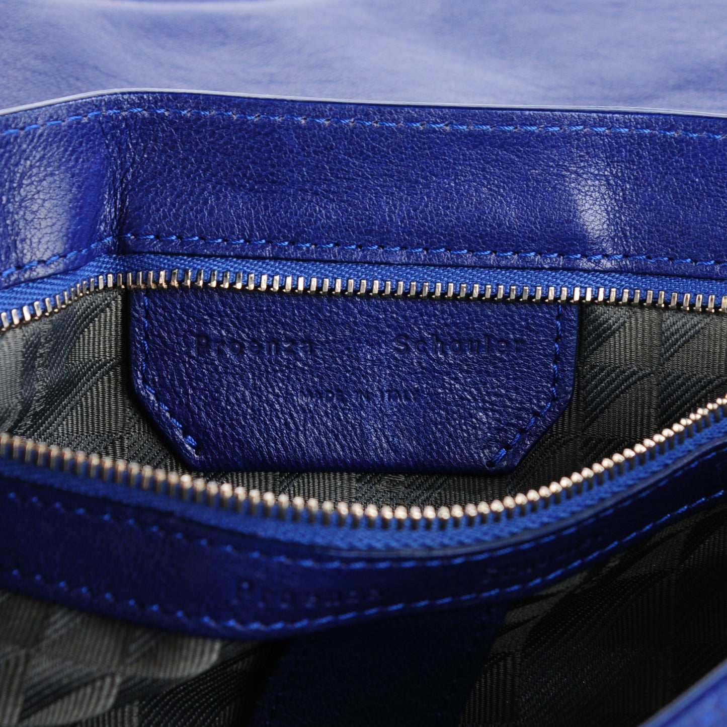 Lambskin Medium PS1 Satchel Cobalt Blue