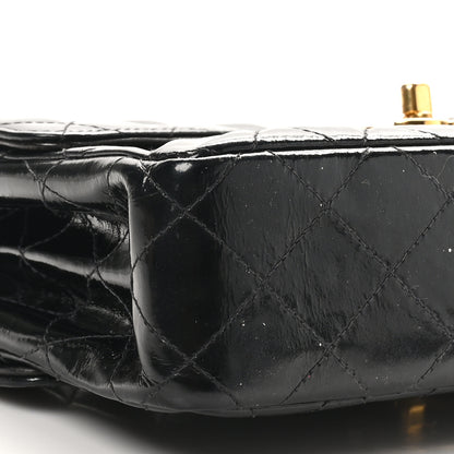 Chanel Patent Quilted Small Double Sided Flap Black 11 of 12