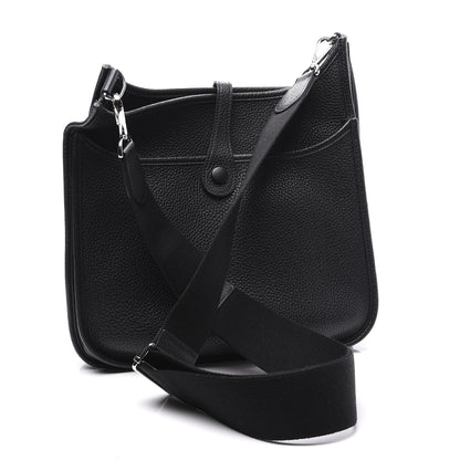 Hermes Taurillon Clemence Evelyne III PM Black 2 of 9