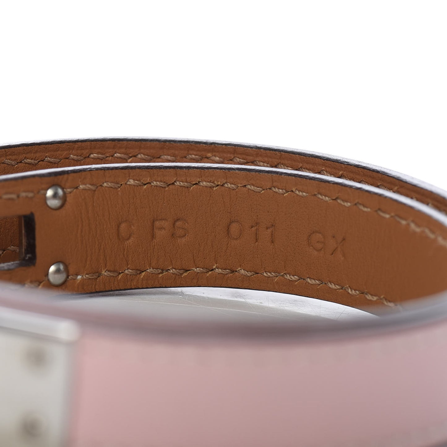 Swift Kelly Double Tour Bracelet T3 Rose Sakura
