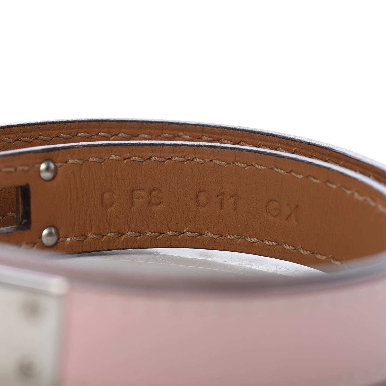 Hermes Swift Kelly Double Tour Bracelet T3 Rose Sakura 5 of 6