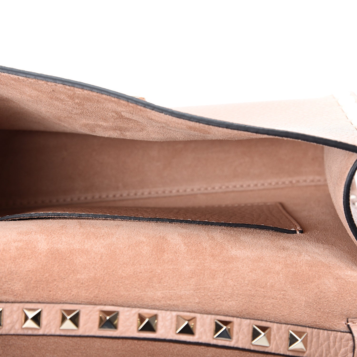 Valentino Garavani Pebbled Calfskin Medium Rockstud Flip Lock Crossbody Bag Skin Sorbet 4 of 8