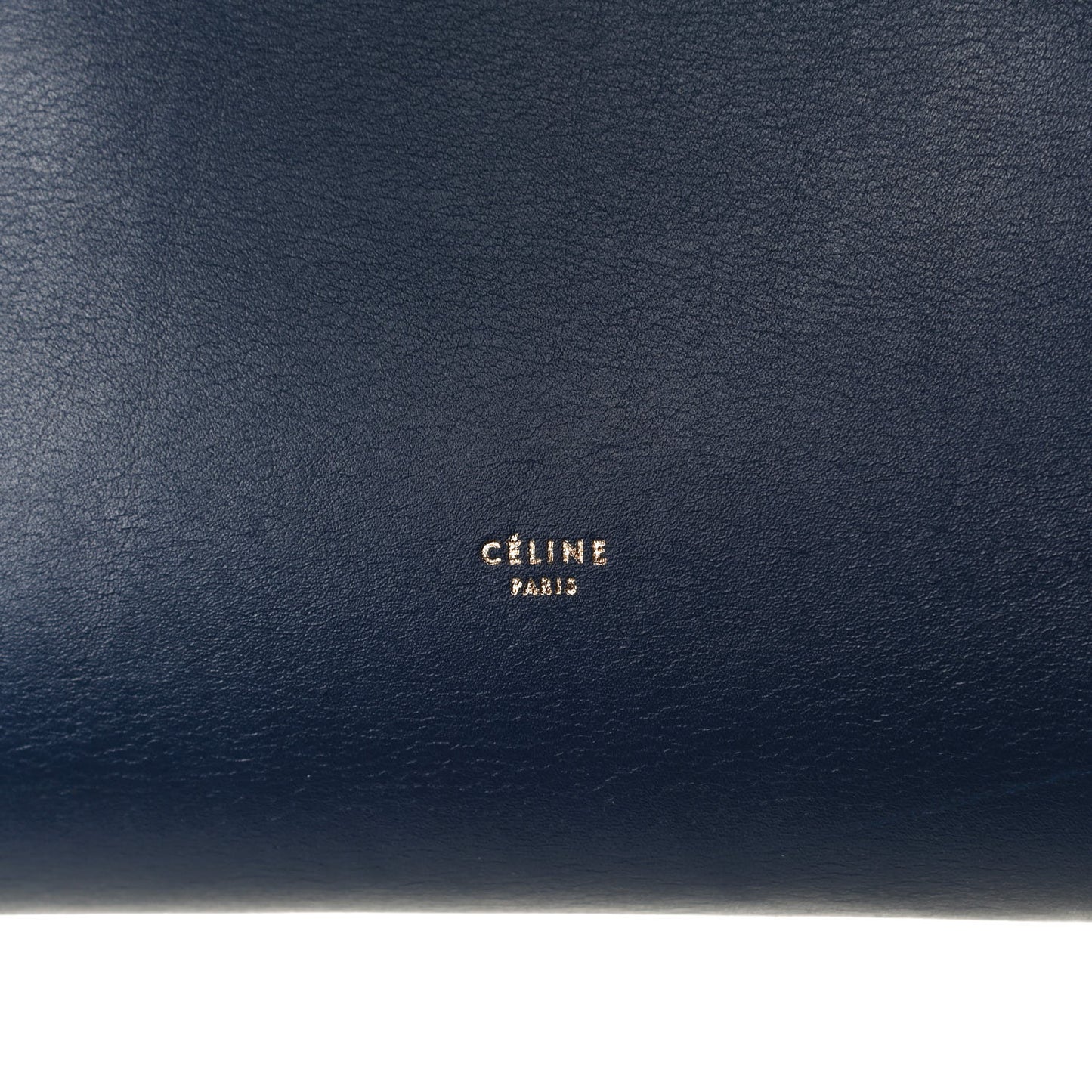 Smooth Calfskin Small Tie Knot Tote Dark Indigo