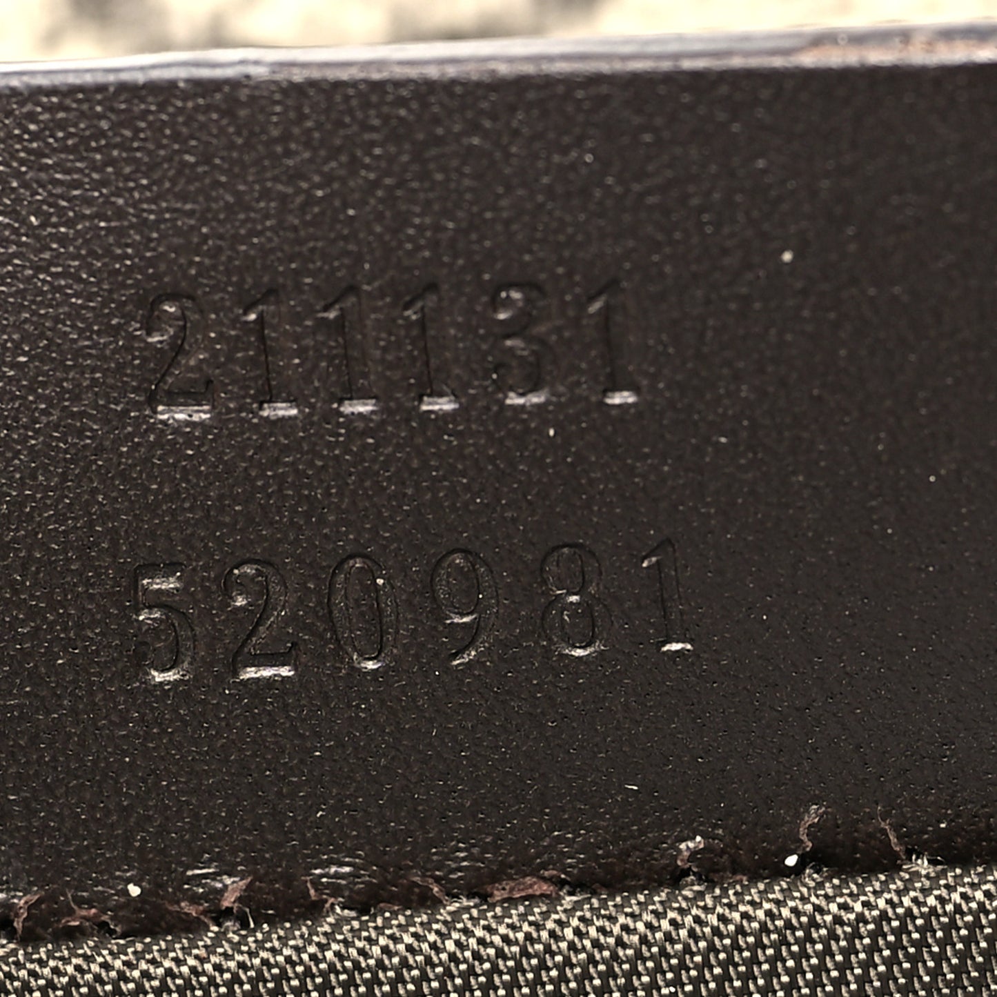 GG Plus Monogram Messenger Diaper Bag Dark Brown