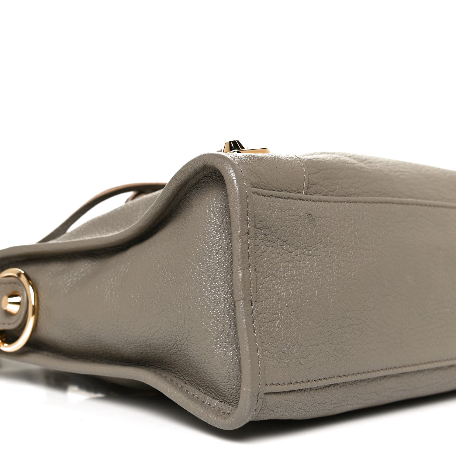 Balenciaga Chevre Gold Metallic Edge Hardware S City Gris Taupe 8 of 11