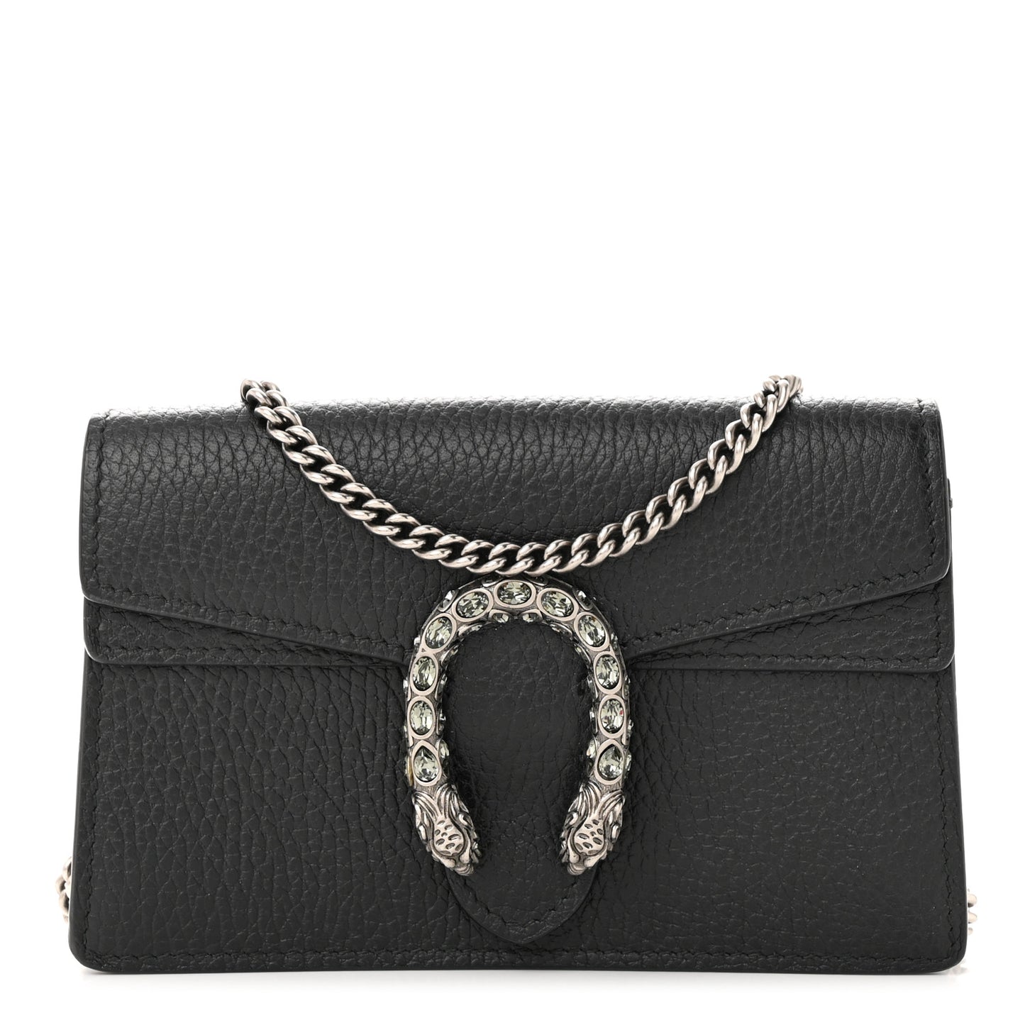 Calfskin Super Mini Dionysus Shoulder Bag Black