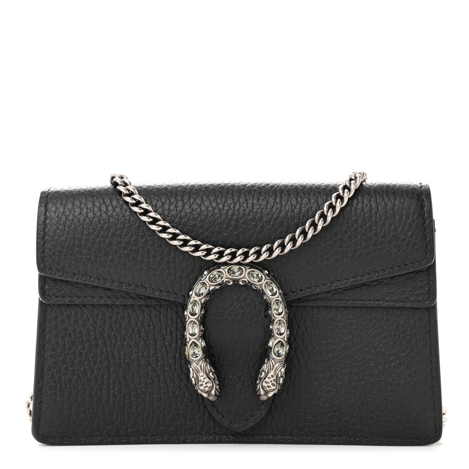 Gucci Calfskin Super Mini Dionysus Shoulder Bag Black 1 of 10