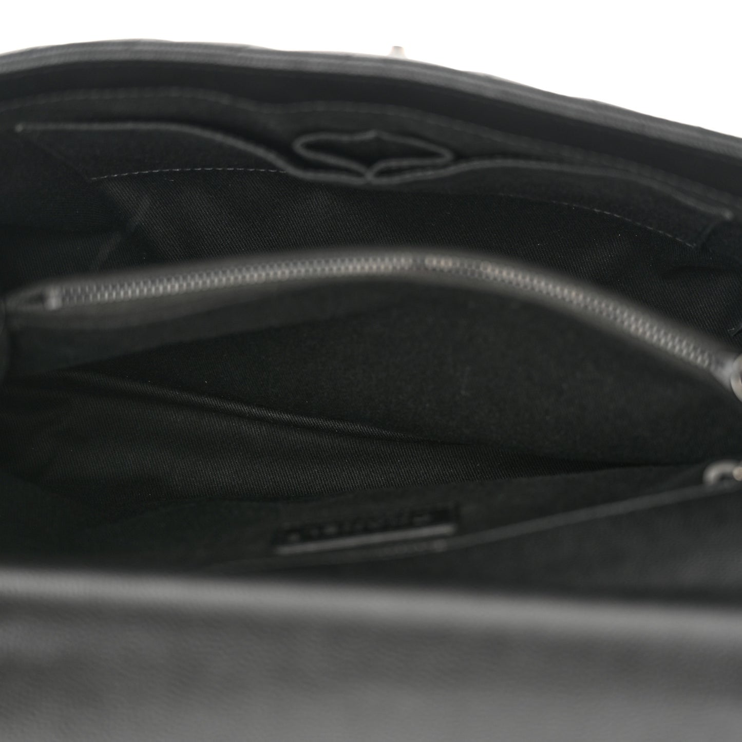 Caviar Chevron Quilted Medium Coco Handle Flap So Black