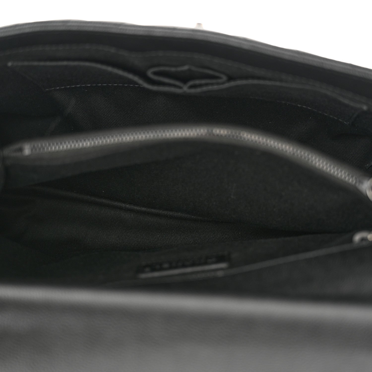 Chanel Caviar Chevron Quilted Medium Coco Handle Flap So Black 5 of 10
