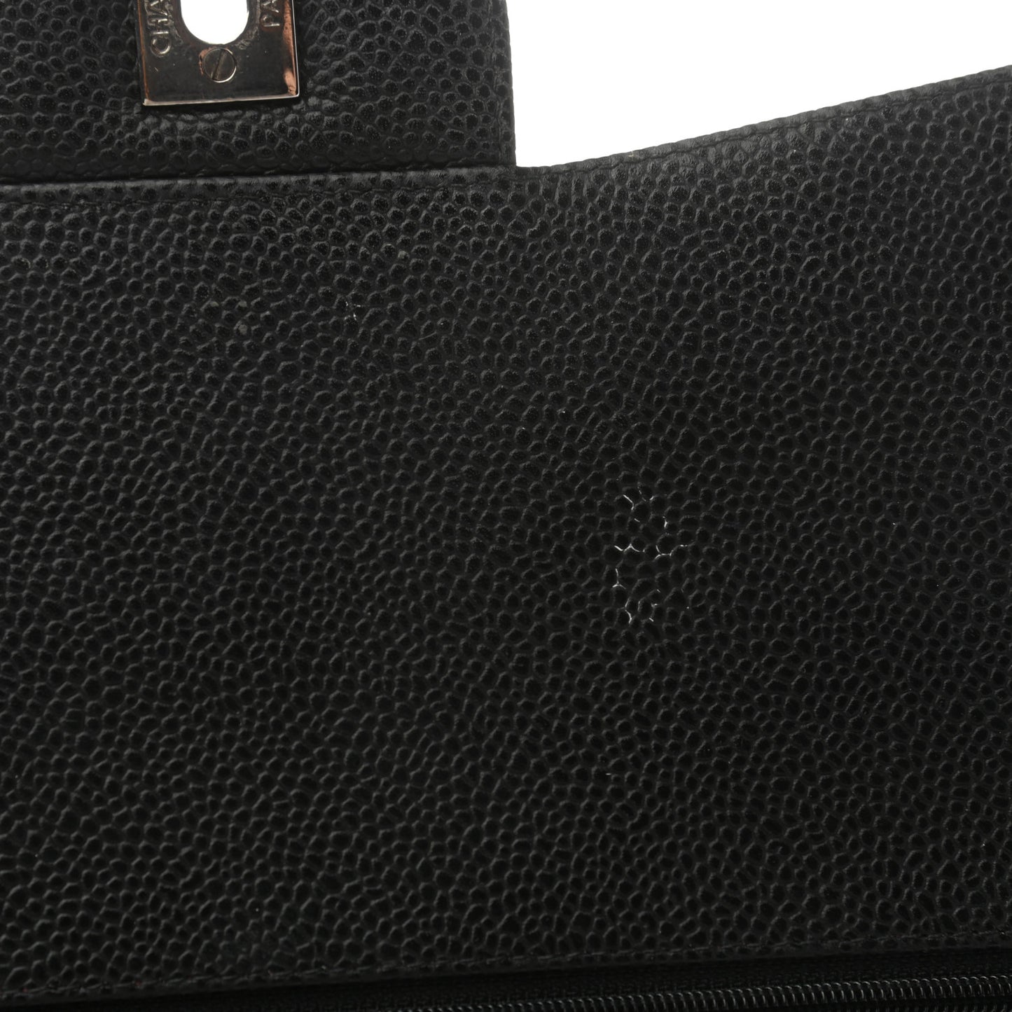 Caviar Quilted Maxi Double Flap Black